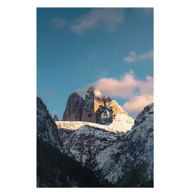 Фото на холсте снежные горы, размера 60x90