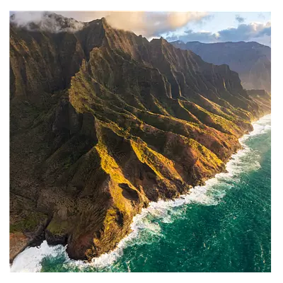 Фото на холсте берег зеленого острова, размера 60x60