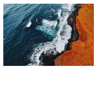 Фото на холсте волны, размера 100x70