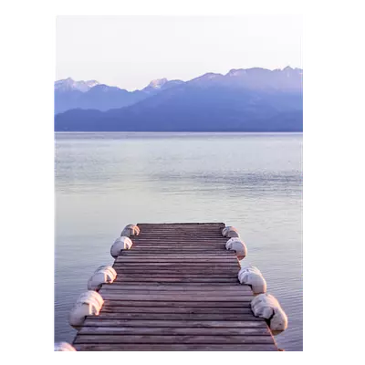 Фото на холсте пристань, размера 60x80