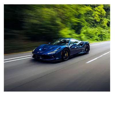 Фото на холсте синий феррари, размера 60x50