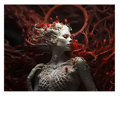 Фото на холсте ai girl. размер 50 x 40 см. печать до 220 слов. закажите сейчас!