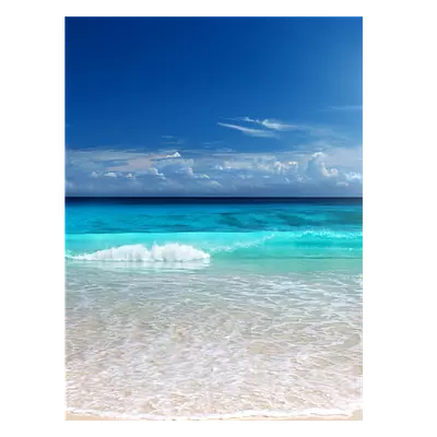 Фото на холсте солнечный пляж, размера 60x80