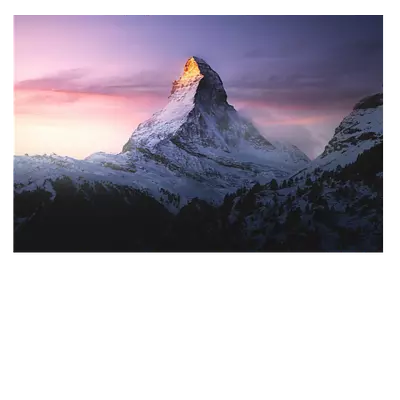 Фото на холсте горный пик, размера 60x40