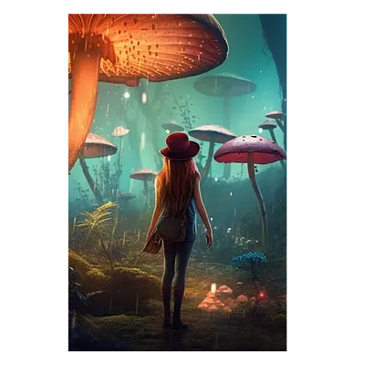 Фото на холсте девушка в сказке, размера 50x75