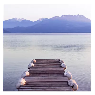 Фото на холсте пристань, размера 30x30