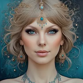 Magic face art design