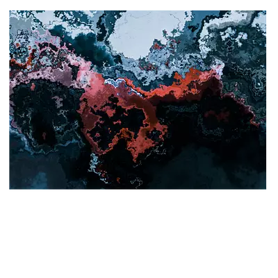 Фото на холсте абстракция краски, размера 70x50