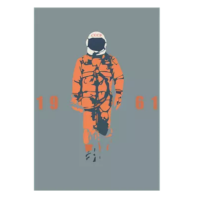 Фото на холсте гагарин, размера 70x100