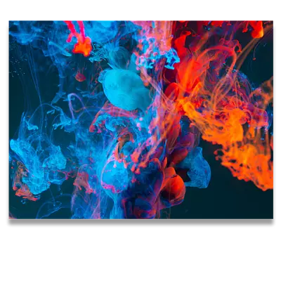 Фото на холсте краски, размера 80x60