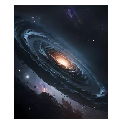 Фото на холсте галактика, размера 50x60