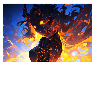 Фото на холсте demonic girl, размера 120x80