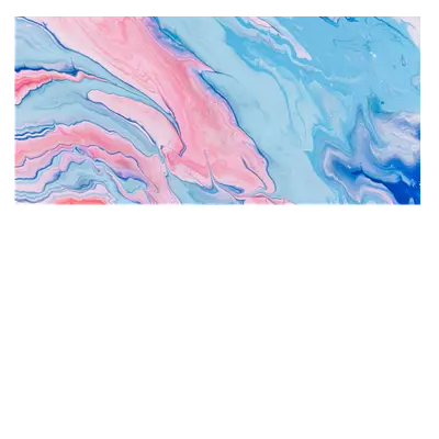 Фото на холсте акварельная абстракция, размера 60x30