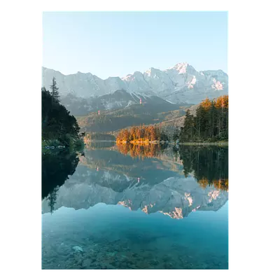 Фото на холсте озеро с горами, размера 30x40