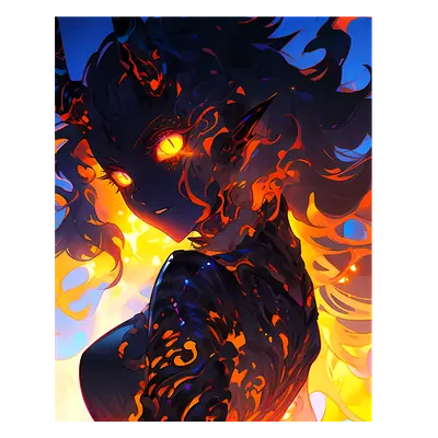 Фото на холсте demonic girl, размера 40x50