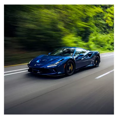 Фото на холсте синий феррари, размера 50x50