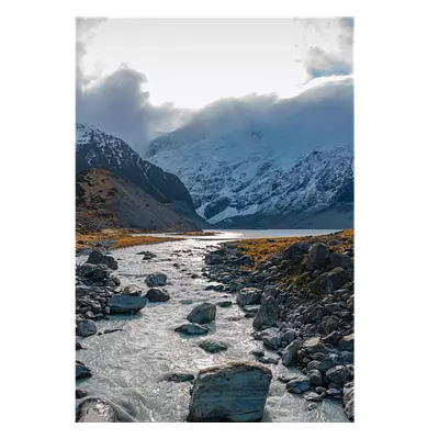 Фото на холсте горная река, размера 70x100