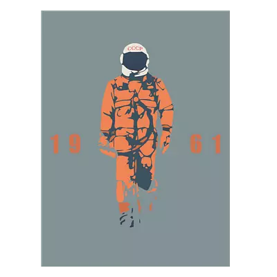 Фото на холсте гагарин, размера 60x80