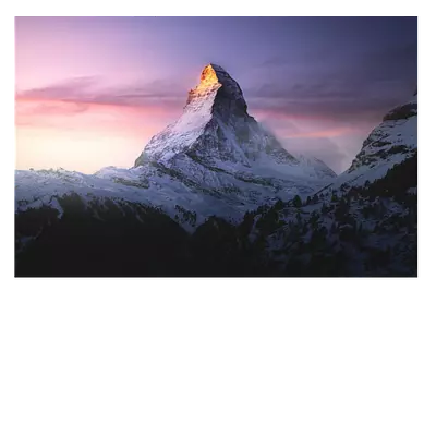 Фото на холсте горный пик, размера 75x50