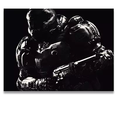 Фото на холсте doomguy, размера 80x60