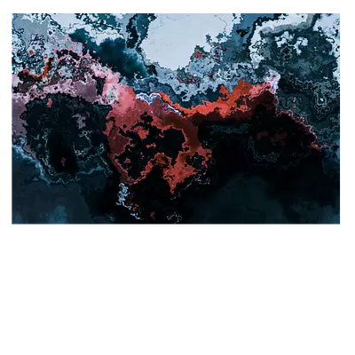 Фото на холсте абстракция краски, размера 60x40