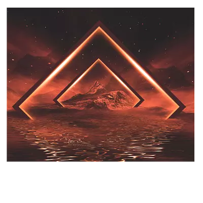 Фото на холсте геометрическая абстракция, размера 60x50