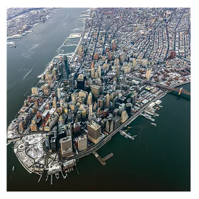 Фото на холсте манхэттен, размера 100x100