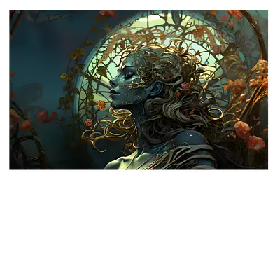 Фото на холсте девушка ai, 30 x 20 см, до 220 слов