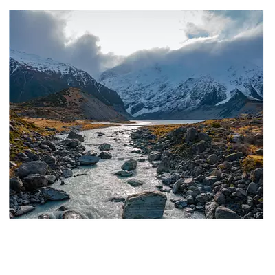 Фото на холсте горная река, размера 60x50