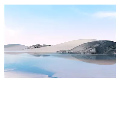 Фото на холсте песок с водой, размера 120x80