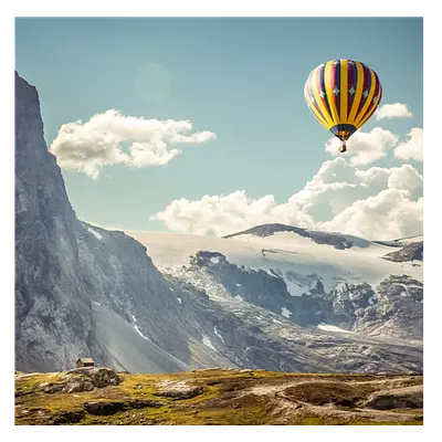 Фото на холсте воздушные шары, размера 60x60