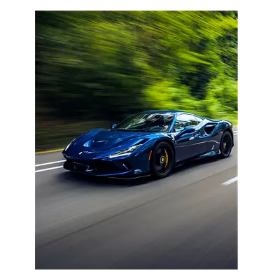 Фото на холсте синий феррари, размера 40x50