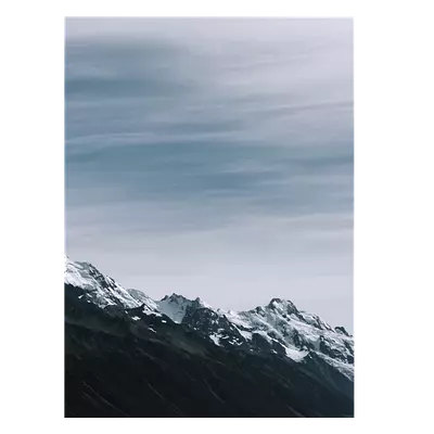 Фото на холсте горный хребет, размера 30x40