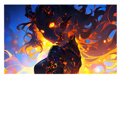 Фото на холсте demonic girl, 30х20 см