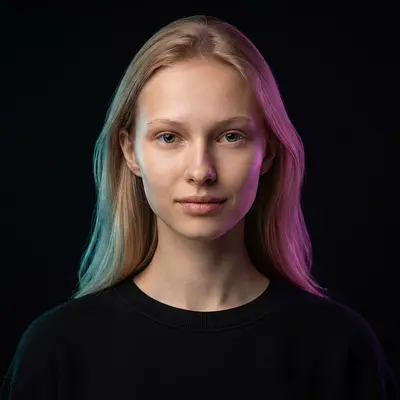 Лаконичный студийный портрет