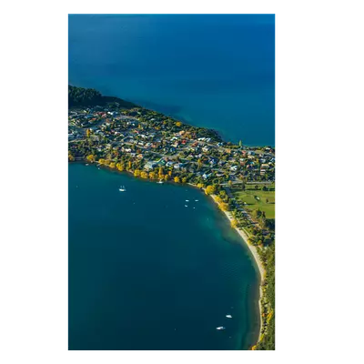 Фото на холсте поселок на перешейке, размера 20x30