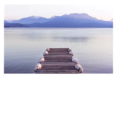 Фото на холсте пристань, 45 x 30 см, до 220 см в длину