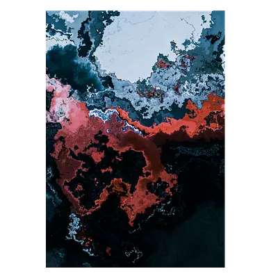 Фото на холсте абстракция краски, размера 50x70