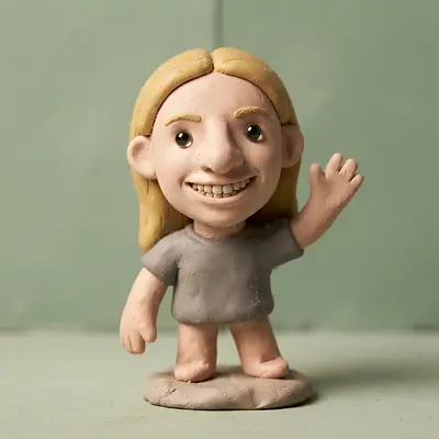 Пластилиновый шарж