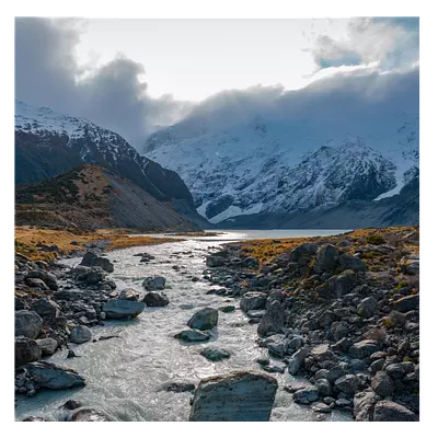 Фото на холсте горная река, размера 40x40