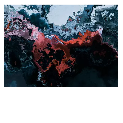 Фото на холсте абстракция красок 40х30 см