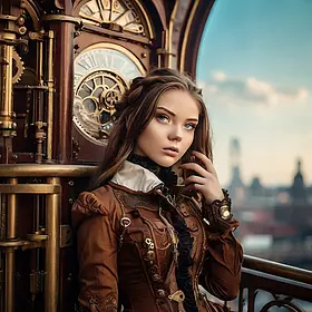 «Steampunk Time Voyager 8K»