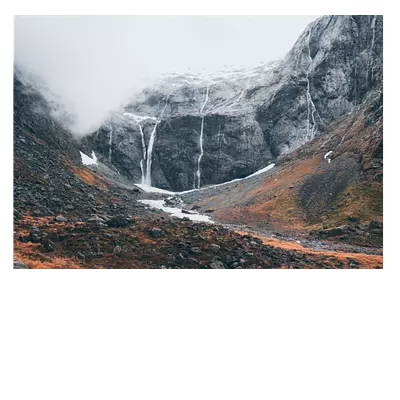 Фото на холсте горный ручей, размера 100x70