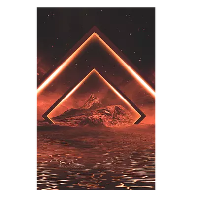 Фото на холсте геометрическая абстракция, размера 60x90