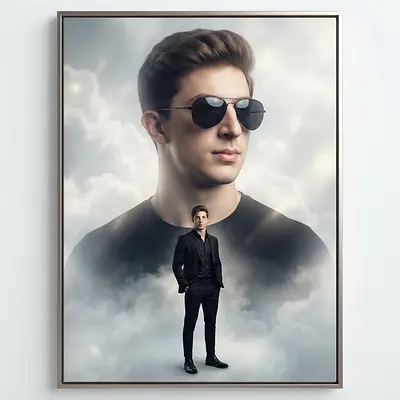 Портрет с двойной экспозицией
