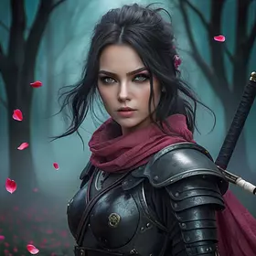 «Misty forest warrior»