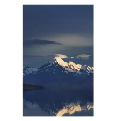 Фото на холсте луна над горами, размера 30x45