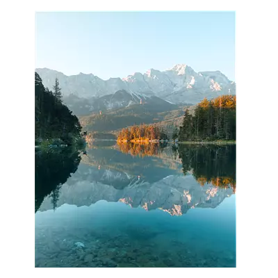 Фото на холсте озеро с горами, размера 40x50