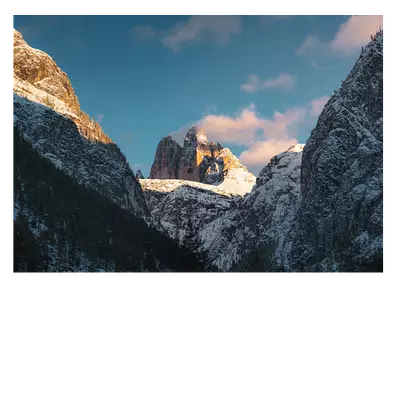 Фото на холсте снежные горы, размера 70x50