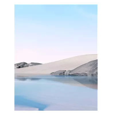 Фото на холсте песок с водой, размера 40x50